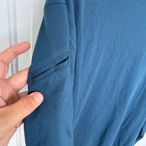 MEN’S 5.11 TACTICAL VENTURE SHORT SLEEVE BUTTON UP SHIRT BLUE SIZE XL - Picture 8 of 9